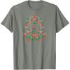 imageStar Wars Holiday Christmas Imperial Icon Darth Vader Helmet TShirtOlive Heather