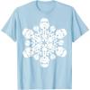 imageStar Wars Stormtrooper Christmas Snowflake Graphic TShirt TShirtBaby Blue