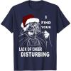 imageStar Wars Vader Santa Lack Holiday Cheer Christmas TShirt TShirtNavy Blue