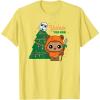 imageStar Wars Wicket Ewok Christmas Holiday Yuletide Yub Nub TShirtLemon Yellow