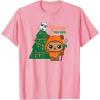 imageStar Wars Wicket Ewok Christmas Holiday Yuletide Yub Nub TShirtPink