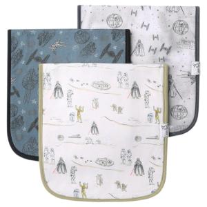 imageCopper Pearl Baby Burp Cloth Large 21x10 Size Premium Absorbent Triple Layer 3Pack Gift Set TatooineTatooine