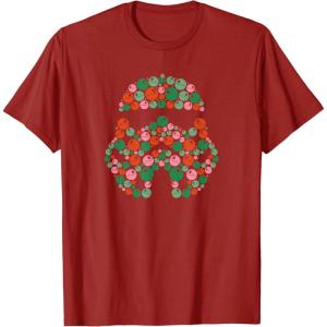 imageStar Wars Holiday Christmas Death Star Stormtrooper Helmet TShirtCranberry Red