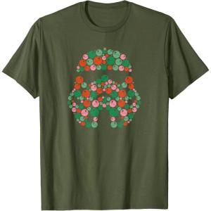 imageStar Wars Holiday Christmas Death Star Stormtrooper Helmet TShirtOlive Green