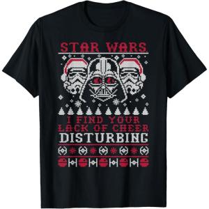imageStar Wars Lack Of Cheer Vader Christmas Sweater TShirt TShirtBlack