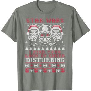 imageStar Wars Lack Of Cheer Vader Christmas Sweater TShirt TShirtOlive Heather