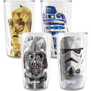 imageTervis Star Wars Cubed Collection Assorted Made in USA Double Walled Insulated Tumbler Travel Cup Keeps Drinks Cold ampamp Hot 16oz  4pk Classic