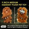 imageSTAR WARS Plush Chewbacca Figure Dog Toy  Soft Squeaky Dog Toy  MediumChewbacca Plush