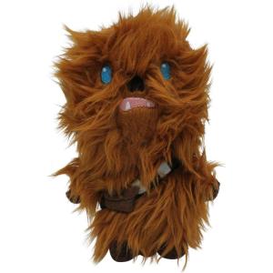 imageSTAR WARS Plush Chewbacca Figure Dog Toy  Soft Squeaky Dog Toy  MediumBrown