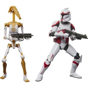imageSTAR WARS The Black Series Phase I Assault Trooper ampamp Battle Droid Officer Battlefront II Premium Collectible 6 Inch Action Figure 2Pack Amazon Exclusive