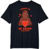 imageStar Wars Valentines Day quotI Want to InVader Your Heartquot TShirtBlack