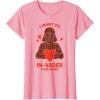 imageStar Wars Valentines Day quotI Want to InVader Your Heartquot TShirtPink