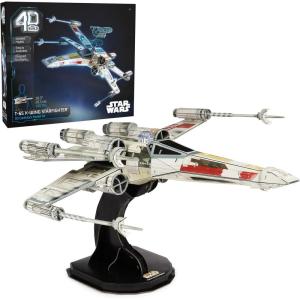 image4D Build Star Wars C3PO ampamp R2D2 3D Model Kit with Stand Star Wars Collectibles ampamp Desk Dcor Adult Puzzles Building Toys 416 Pieces 3D Puzzles Gift Ideas for Ages 12 ampamp UpT65 XWing Starfighter 160 pcs