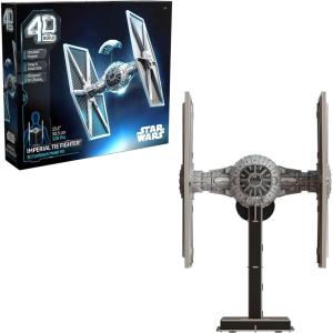 image4D Build Star Wars C3PO ampamp R2D2 3D Model Kit with Stand Star Wars Collectibles ampamp Desk Dcor Adult Puzzles Building Toys 416 Pieces 3D Puzzles Gift Ideas for Ages 12 ampamp UpImperial Tie Fighter 120 pcs