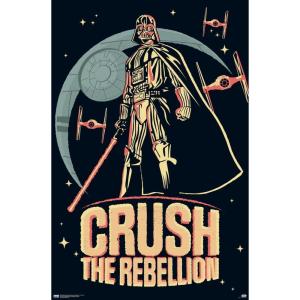 imageStar Wars Bubble Gum Pop  Vader Crush The Rebellion Wall Poster 34Lquot x 224Wquot Premium Unframed VersionPremium Unframed Version