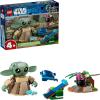 imageLEGO Star Wars Grogus Homestead Building Toy for Boys ampamp Girls  The Mandalorian Pretend Play Set WSorgan Frog ampamp Poseable Grogu Figures for Preschool Kids Ages 4  Gift Idea for Birthdays  75443