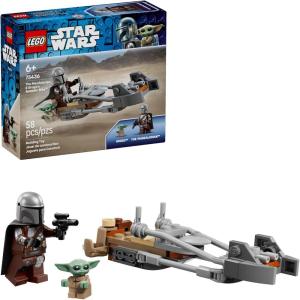 imageLEGO Star Wars The Mandalorian ampamp Grogus Speeder Bike Building Toy for Boys ampamp Girls  Pretend Play Space Vehicle W2 Star Wars Character Figures for Kids Ages 6  Gift Idea for Birthdays  75436