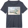 image:imageStar Wars Grogu and Rancor Nap Time TShirtHeather Blue