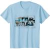 image:imageStar Wars Logo ATAT Walker Battle TShirt TShirtBaby Blue