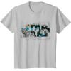 image:imageStar Wars Logo ATAT Walker Battle TShirt TShirtSilver Grey