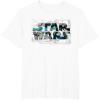 image:imageStar Wars Logo ATAT Walker Battle TShirt TShirtWhite