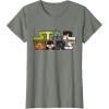 image:imageStar Wars Logo Character CloseUp Kawaii Style Tshirt TShirtOlive Heather