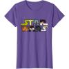 image:imageStar Wars Logo Character CloseUp Kawaii Style Tshirt TShirtPurple Heather