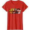 image:imageStar Wars Logo Character CloseUp Kawaii Style Tshirt TShirtRed