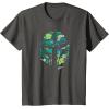image:imageStar Wars The Mandalorian Mando Tropical Print Helmet TShirtAsphalt Grey