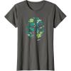 image:imageStar Wars The Mandalorian Mando Tropical Print Helmet TShirtAsphalt Grey