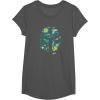 image:imageStar Wars The Mandalorian Mando Tropical Print Helmet TShirtAsphalt Grey