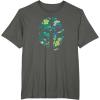 image:imageStar Wars The Mandalorian Mando Tropical Print Helmet TShirtAsphalt Grey