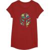 image:imageStar Wars The Mandalorian Mando Tropical Print Helmet TShirtCranberry Red