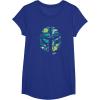 image:imageStar Wars The Mandalorian Mando Tropical Print Helmet TShirtRoyal Blue