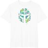 image:imageStar Wars The Mandalorian Mando Tropical Print Helmet TShirtWhite