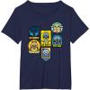image:imageStar Wars The Mandalorian Season 3 Character Stickers Grogu TShirtNavy Blue