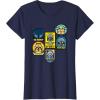 image:imageStar Wars The Mandalorian Season 3 Character Stickers Grogu TShirtNavy Blue