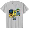 image:imageStar Wars The Mandalorian Season 3 Character Stickers Grogu TShirtSilver Grey