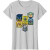 image:imageStar Wars The Mandalorian Season 3 Character Stickers Grogu TShirtSilver Grey
