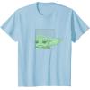 image:imageStar Wars The Mandalorian Season 3 Grogu Face with Name TShirtBaby Blue