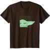 image:imageStar Wars The Mandalorian Season 3 Grogu Face with Name TShirtBrown