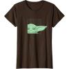 image:imageStar Wars The Mandalorian Season 3 Grogu Face with Name TShirtBrown