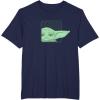 image:imageStar Wars The Mandalorian Season 3 Grogu Face with Name TShirtNavy Blue