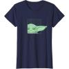 image:imageStar Wars The Mandalorian Season 3 Grogu Face with Name TShirtNavy Blue