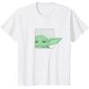 image:imageStar Wars The Mandalorian Season 3 Grogu Face with Name TShirtWhite
