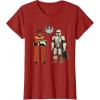 image:imageStar Wars The Mandalorian Season 3 Grogu Greef Karga icon TShirtCranberry Red