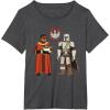 image:imageStar Wars The Mandalorian Season 3 Grogu Greef Karga icon TShirtDark Heather Grey