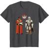 image:imageStar Wars The Mandalorian Season 3 Grogu Greef Karga icon TShirtDark Heather Grey