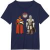 image:imageStar Wars The Mandalorian Season 3 Grogu Greef Karga icon TShirtNavy Blue
