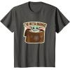 image:imageStar Wars The Mandalorian Season 3 Grogu Im With Mando TShirtAsphalt Grey